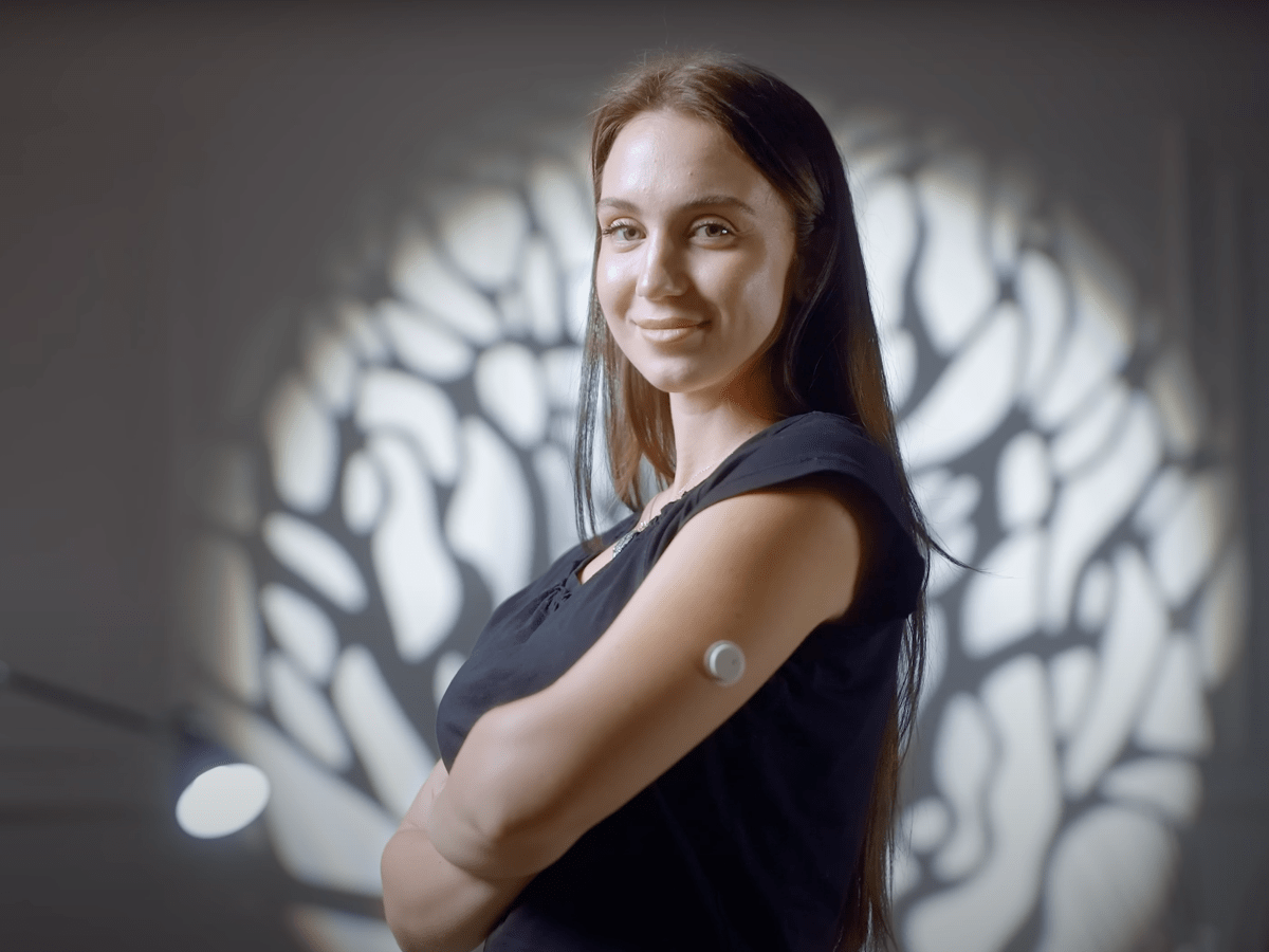 LinX folyamatos vércukormérő szenzor CGM a világ legkisebb érzékelője.