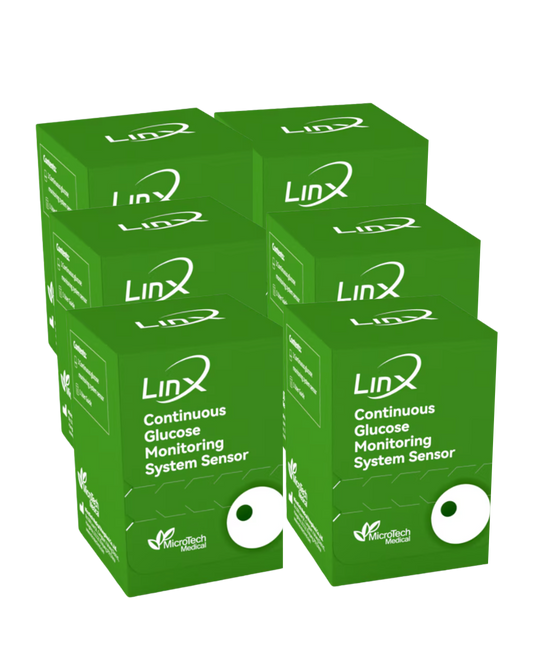 GluX glükóz monitorozó CGM szenzor 3 hónapos csomag (6db)