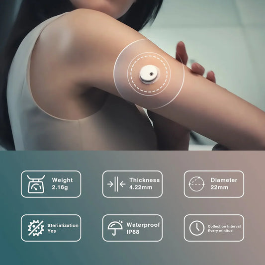 VitaTok CGM - 15 napos AI támogatott folyamatos vércukor monitorozás (CGM) érzékelő