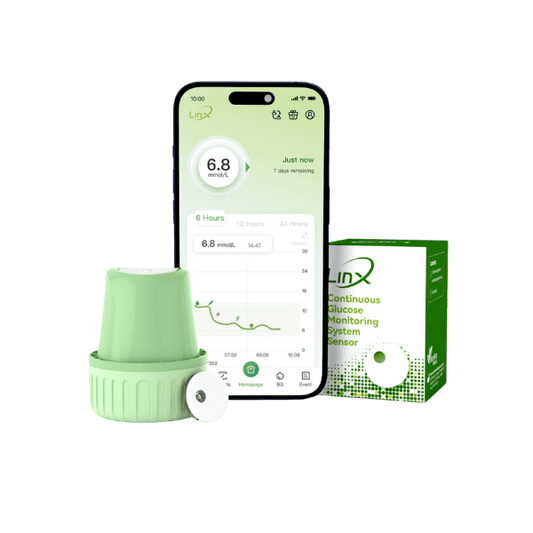 LinX folyamatos vércukormérő szenzor CGM a világ legkisebb érzékelője.