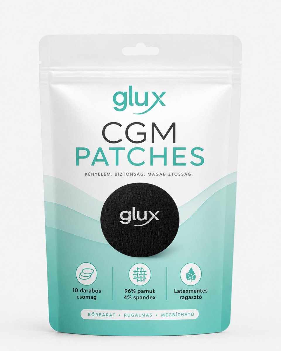 GluX CGM fedőtapasz – 10 db-os kiszerelés - GluX
