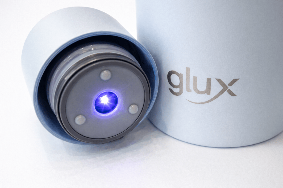 GluX Okos UV - C öntisztító kulacs – tiszta víz, okos emlékeztetőkkel - GluX