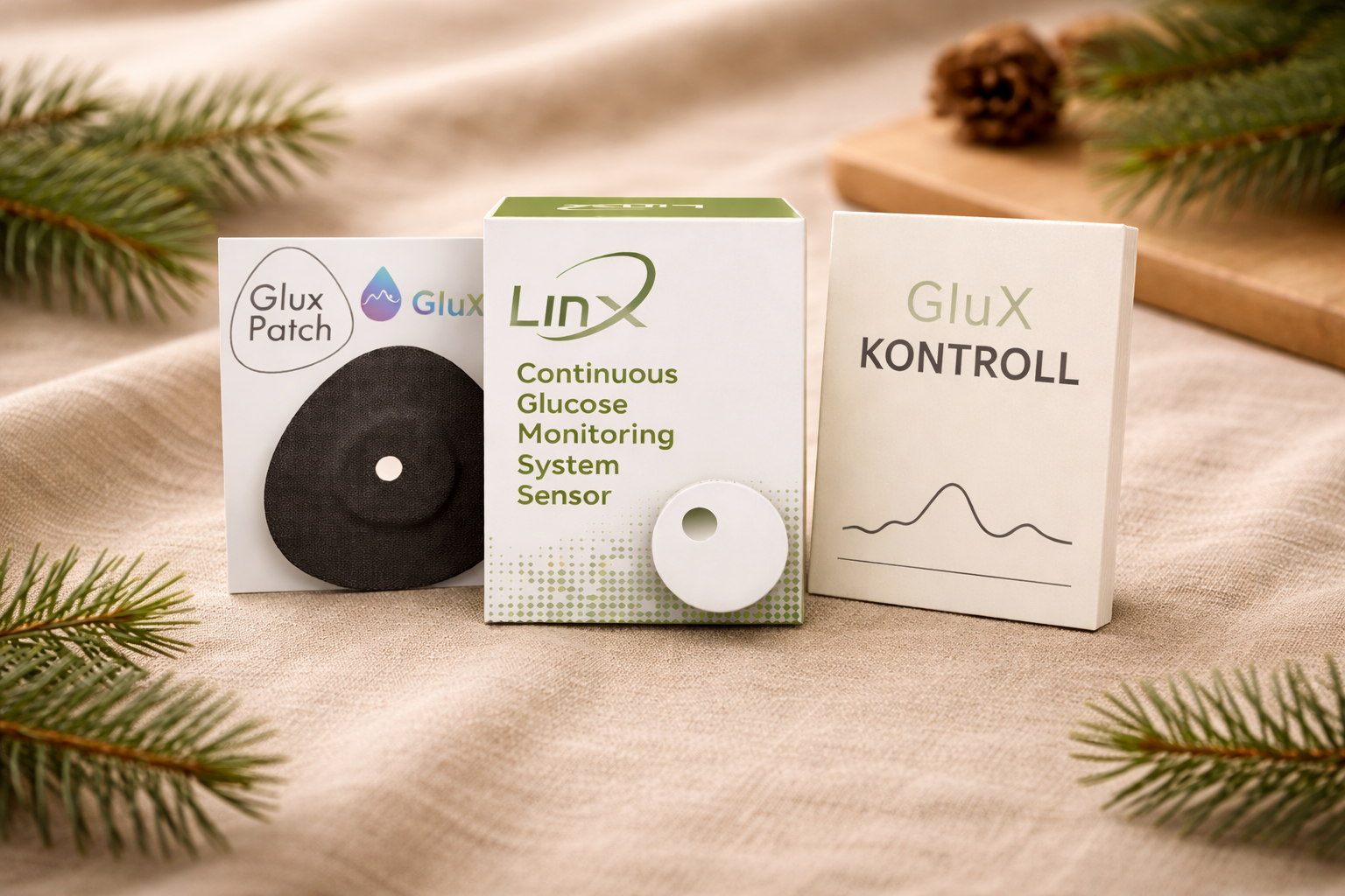 LinX CGM + GluX Kontroll + 2db tapasz csomag - GluX