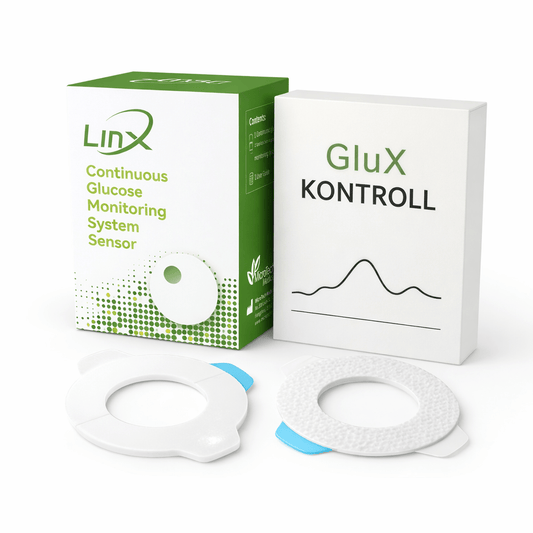 LinX CGM + GluX Kontroll + 2db tapasz csomag - GluX
