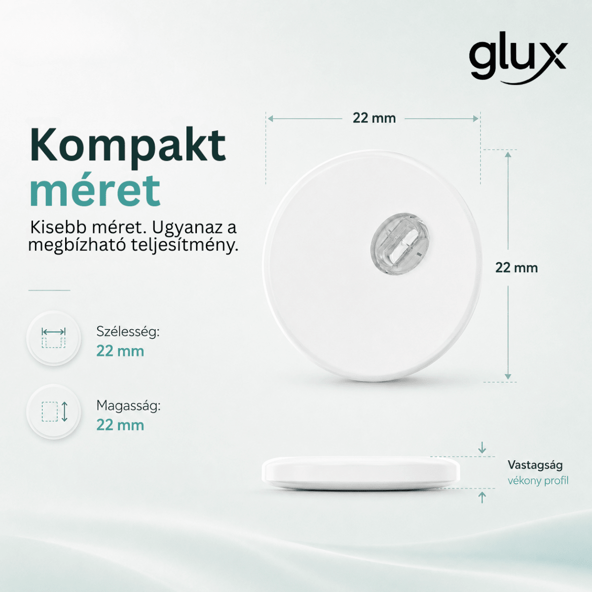 [locale:hu] LinX CGM – kompakt méret 22×22 mm (HU)